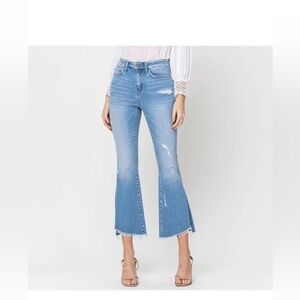 Flying Monkey crop flare jeans. Size 27